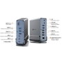 Leotec Docking Station 15 en 1 LEDS06 Gris